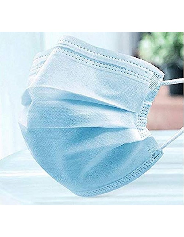 10 Disposable Medical Face Masks Two Layer